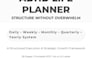 design custom printable planners, adhd, daily, weekly,